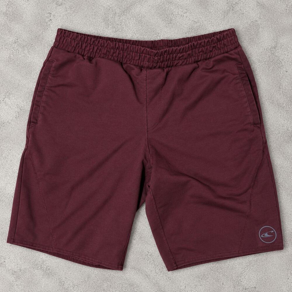 O'Neill Men's M Burgundy Standard Fit Casual Sweat Shorts
